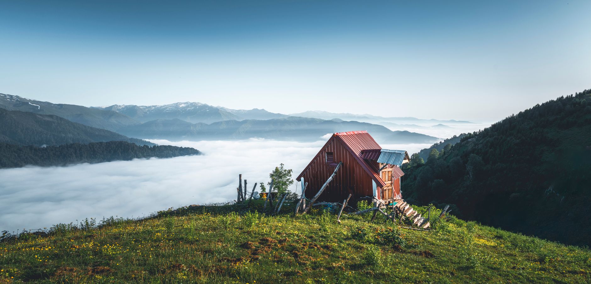 Karadeniz yaylaları ve bulut denizi